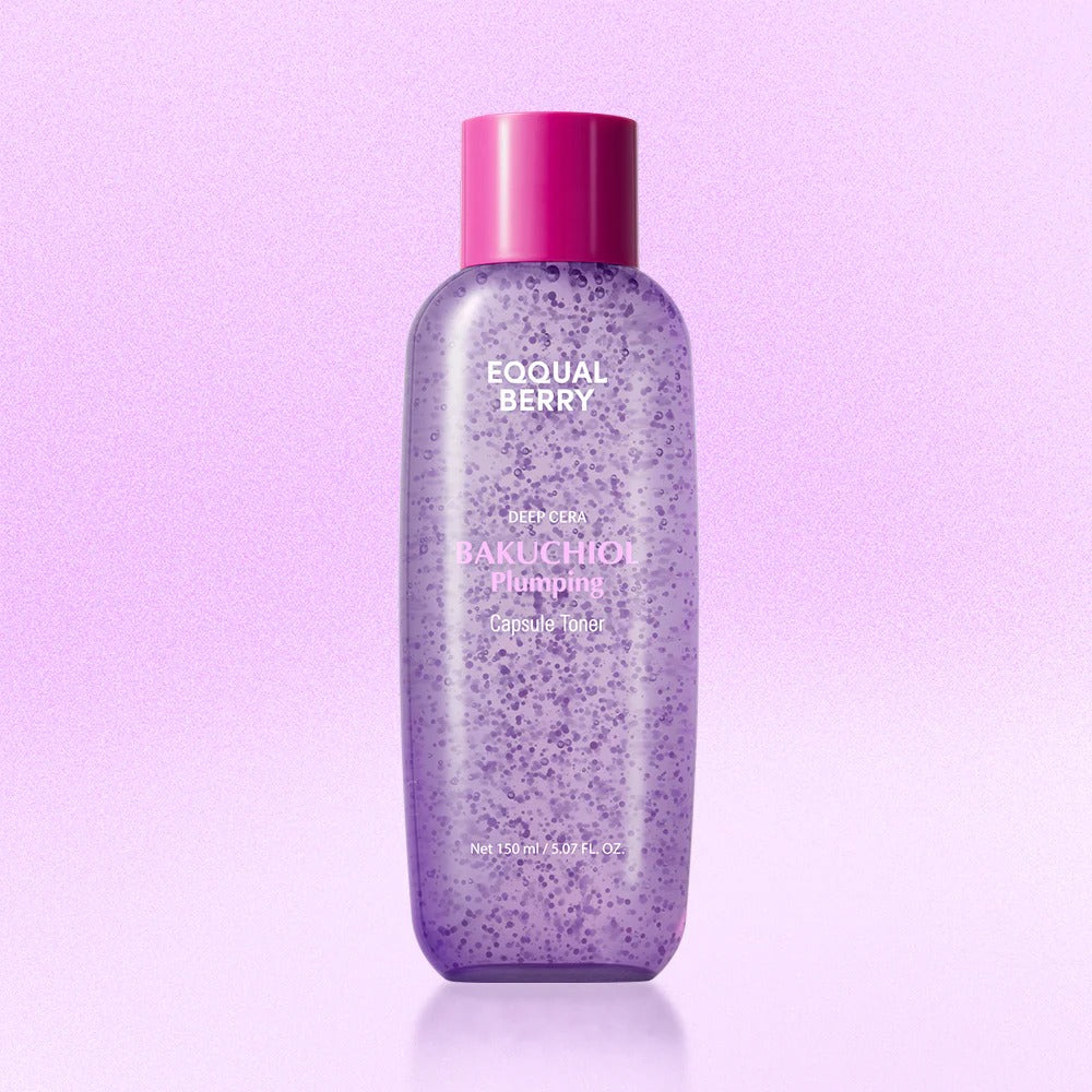 EQQUAL BERRY Lotion tonique repulpante en capsules de bakuchiol 150ml