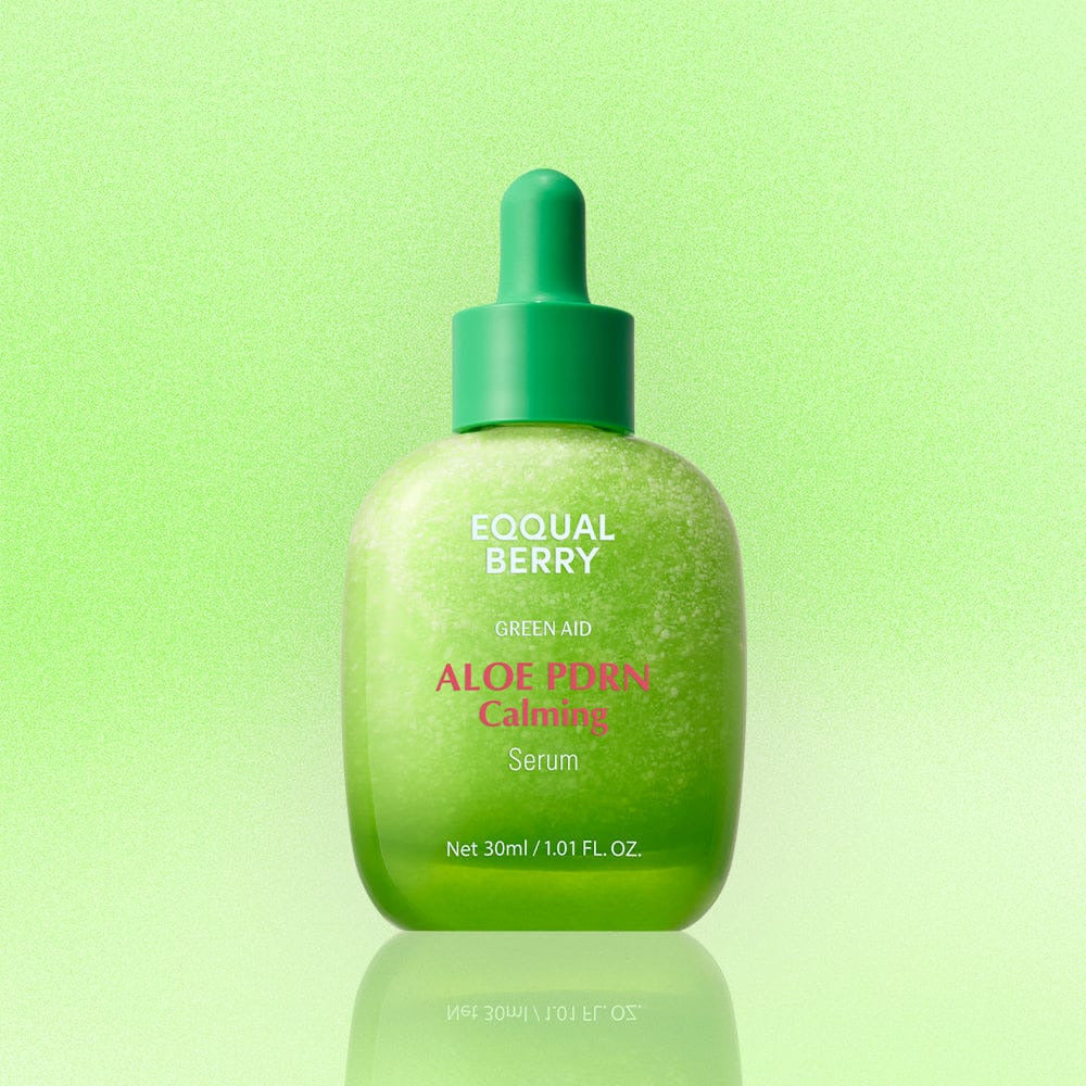 EQQUAL BERRY GREEN AID ALOE PDRN CALMING SERUM – Sérum Apaisant & Régénérant