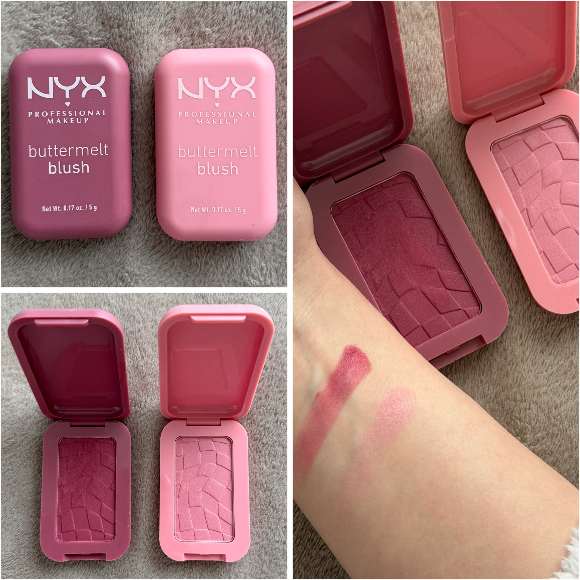 NYX Professional Makeup Buttermelt High-Pigment Powder Blush